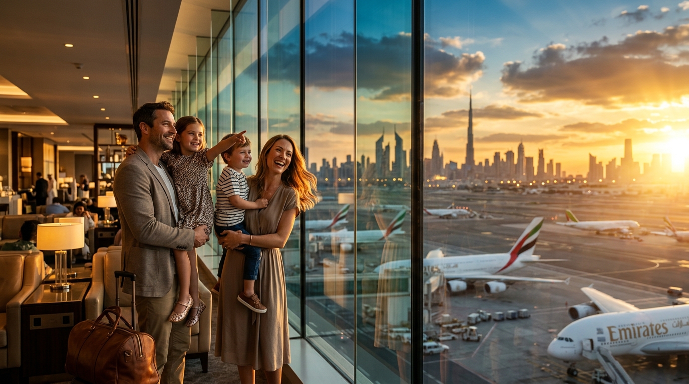 Travelers in Dubai